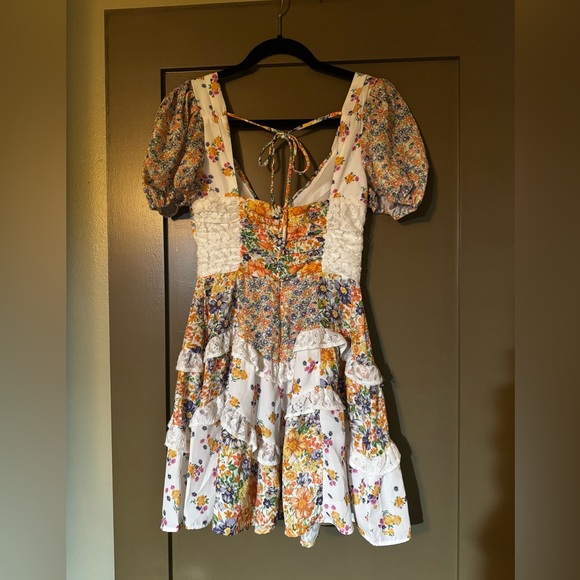 Altard State Aderny Patchwork Floral Dress Womens XS - Picture 4 of 8